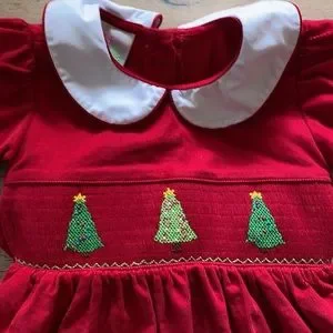 Lolly Wolly Doodle Dresses | Smocked Christmas Tree Dress Size 2 | Color: Red | Size: 2tg | Seapard's Closet